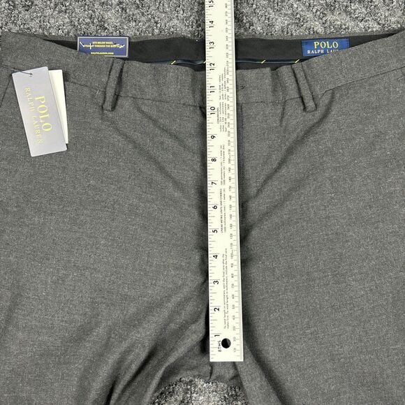 Polo Ralph Lauren Pants Men’s 36x32 Stretch Straight Fit Heather Gray NEW - Picture 6 of 9